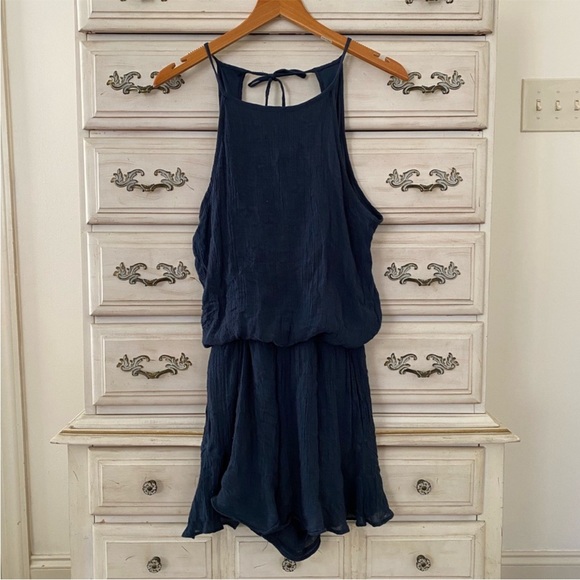 Vici Pants - Vici Navy Blue Jumpsuit